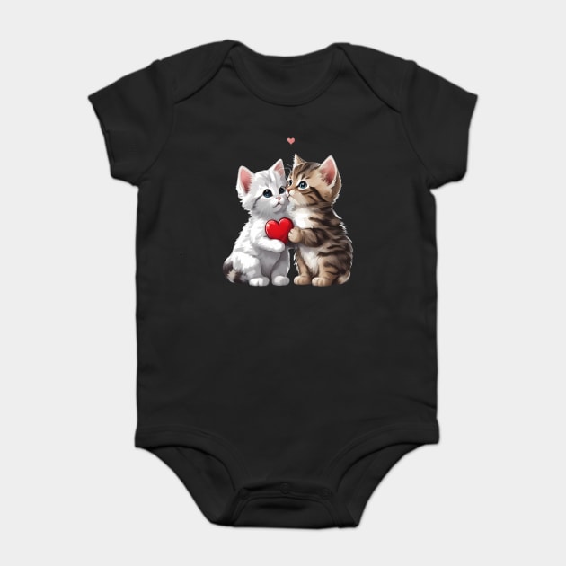 Tabby Kitten Baby Bodysuit by animegirlnft